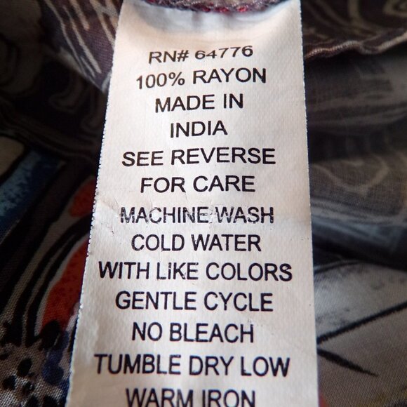 Authentic Big Dogs Speedway Graphic Men's 4X Casual Short Sleeve Button Shirt - Picture 8 of 8